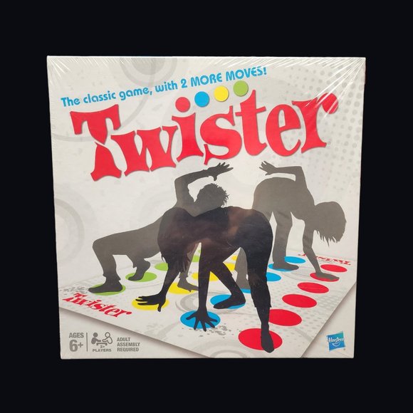 Twister Game Hasbro with Two More Moves Air and Spinner Choice NEW - Picture 2 of 2